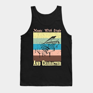 Music With Style And Character Tank Top